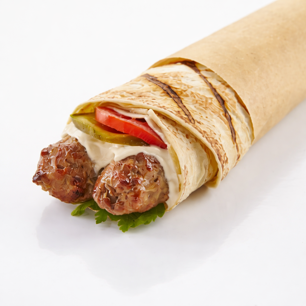 ساندوتش كفته عالفحم